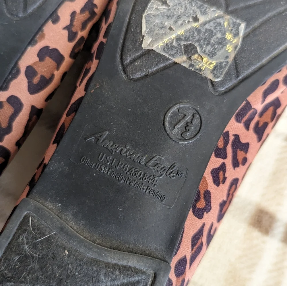 American Eagle Animal Print Ballet Flats - Picture 7 of 9